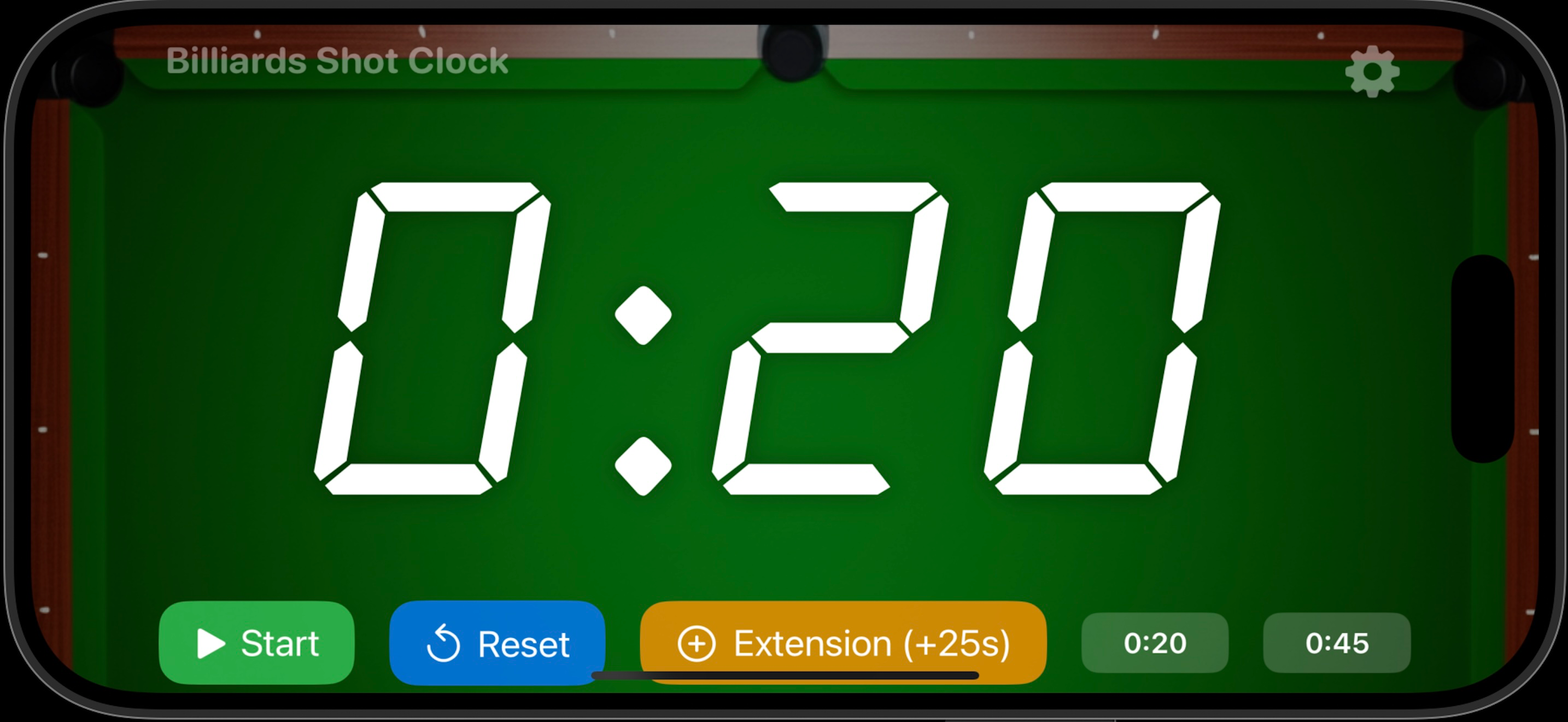 Billiards Shot Clock