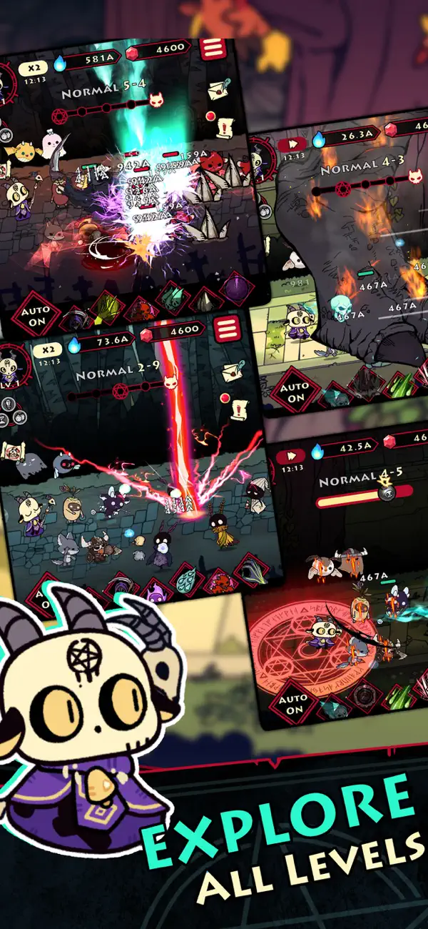 Idle Goat Summoner iOS Mod IPA screenshot 5 - iOS game interface