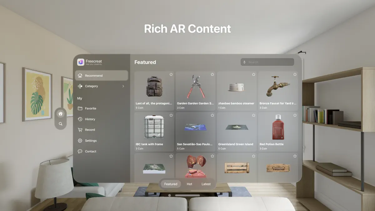 Freecreat screenshot 1