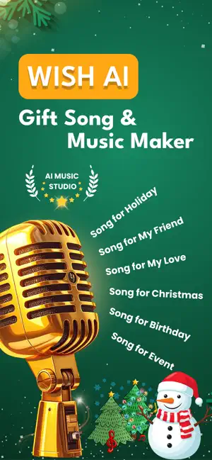 WishAI:Gift Song & Music Maker screenshot 1