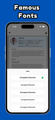 Resumify: Resume & CV Maker screenshot
