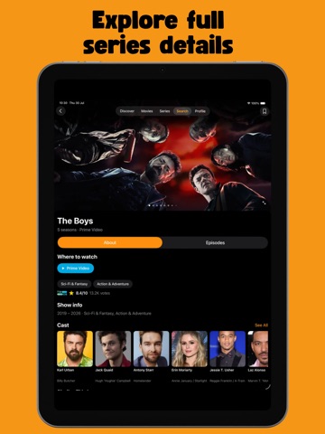 TV Time: Track Shows & Movie iPad screenshot