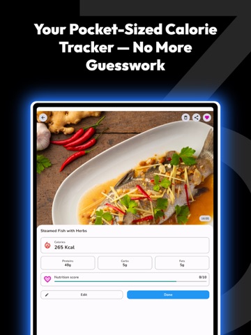 Simple AI Calorie Counter iPad screenshot