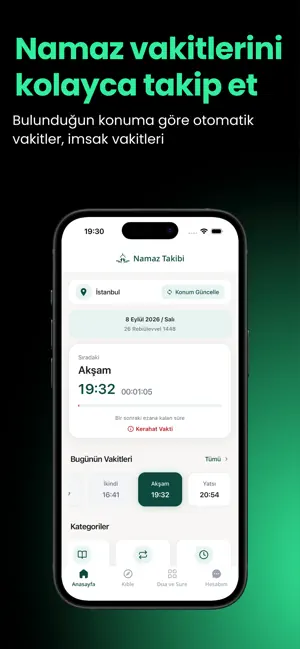 Dijital Namaz Takibi screenshot 1