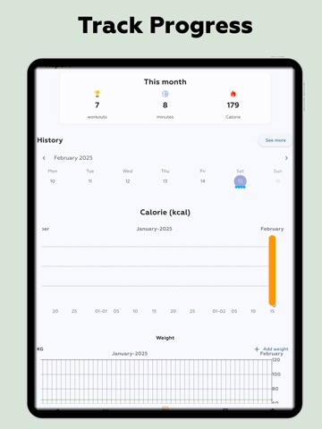 Home Workout - Fit At Home iPad screenshot