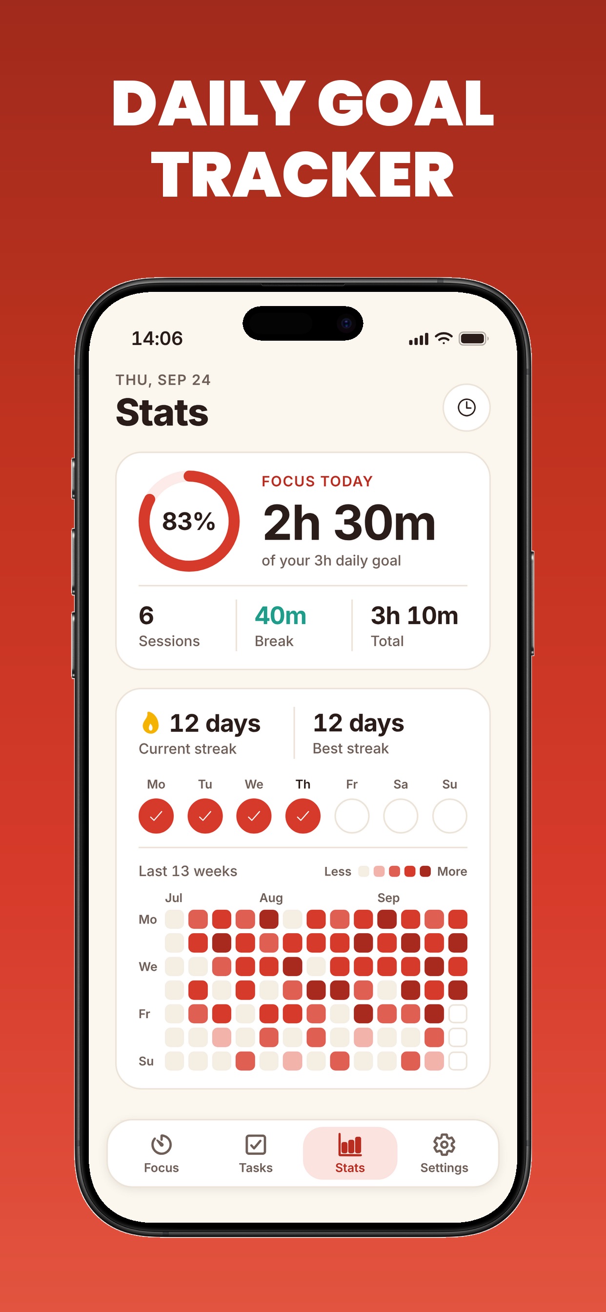 Screenshot 3 of Focus Timer: Pomodoro + Study