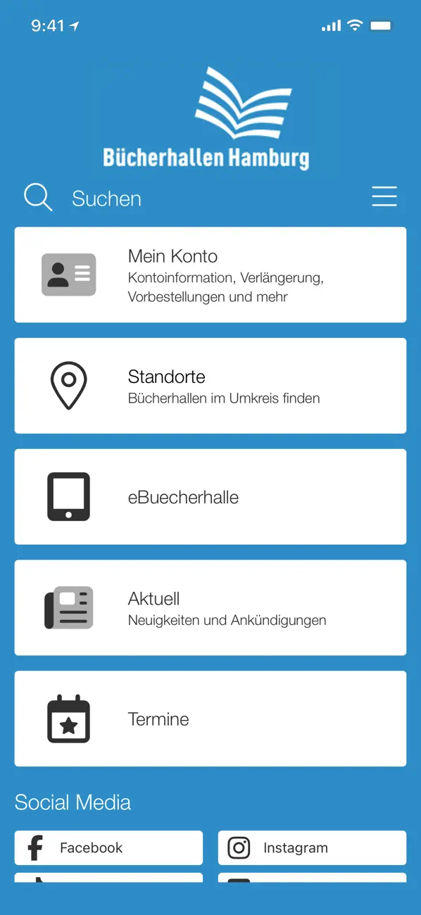 Screenshot #1 pour Bücherhallen Hamburg