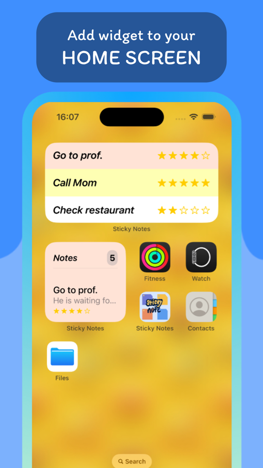 #2. Sticky Notes Widget++ (iOS) Podle: Muhammed Bugra Ciftci