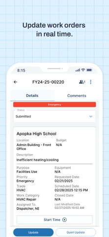 Facilitron Works iPhone screenshot