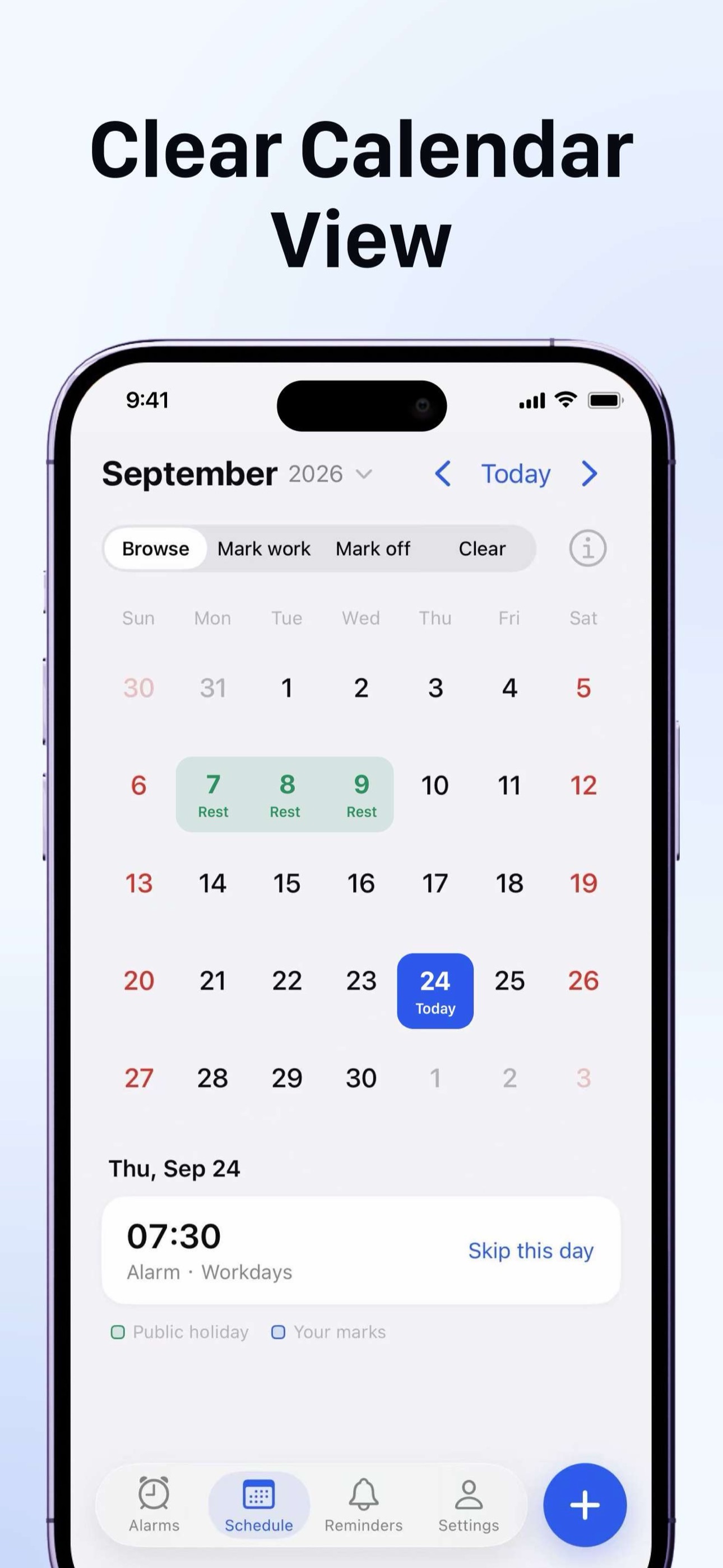 Screenshot 4 of Shift Alarm Clock: Work Rota