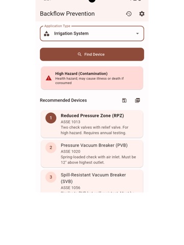 Backflow Prev Plumb iPad screenshot