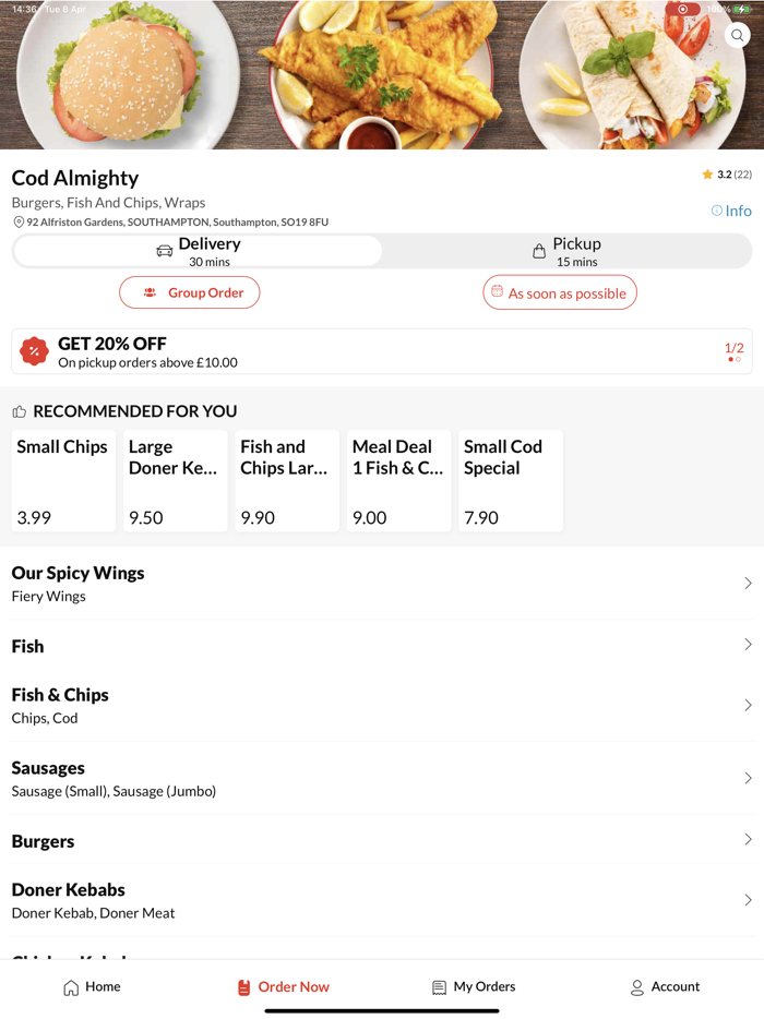 Cod Almighty Southampton