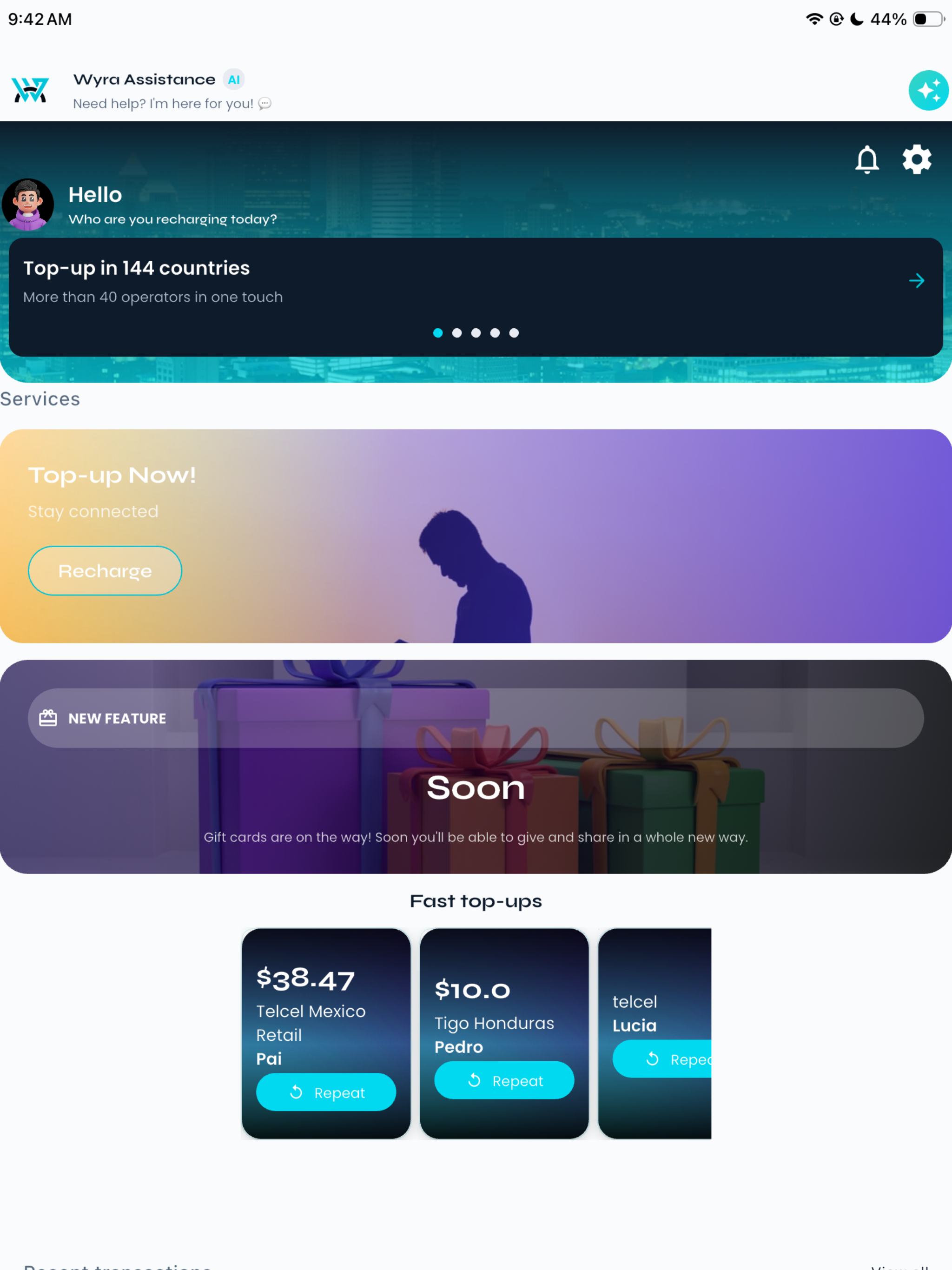 Wyra: Recharge & Travel eSIM screenshot 5