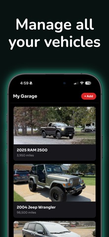 CarJourney Garage Screenshot 1 of 5