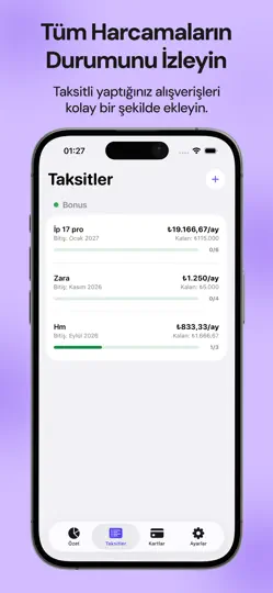 TaksitTakip - Tek Elden Yönet iPhone Ekran Görüntüsü 4
