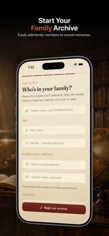Tapestry: Family Memory Keeper iPhone screenshot