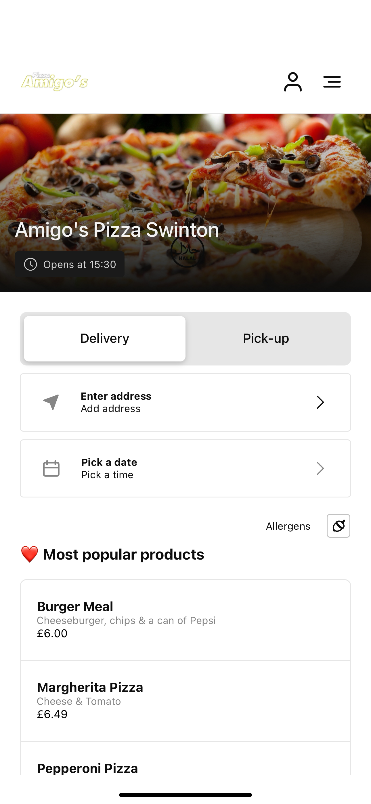 Amigo's Pizza Swinton