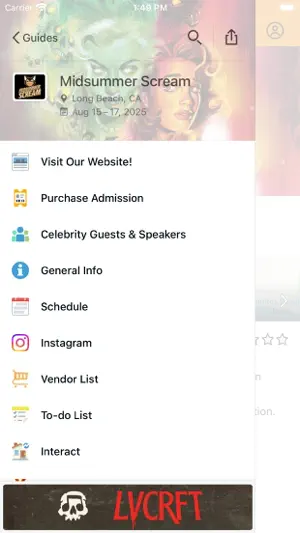 Midsummer Scream Official App screenshot 3