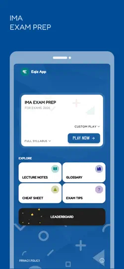 IMA Exam Prep 2026: With AI iPhone Screenshot 1