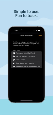 Treat Counter screenshot