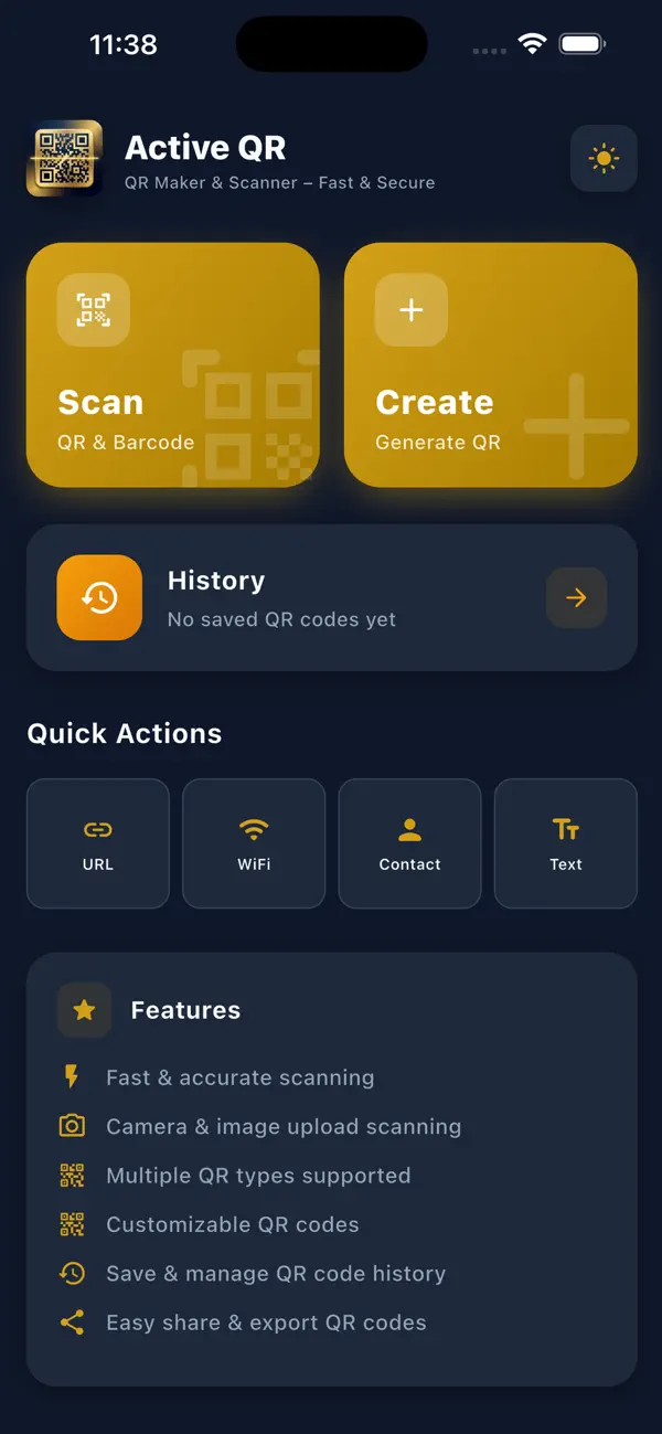 #2. Active QR (iOS) By: WEBEXERT (SMC-PRIVATE) LIMITED