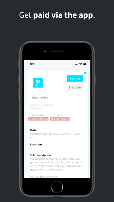 Standby Jobs Screenshot