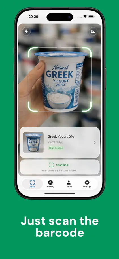 Screenshot 3 di 5 di Scanly: Processed Food Scanner