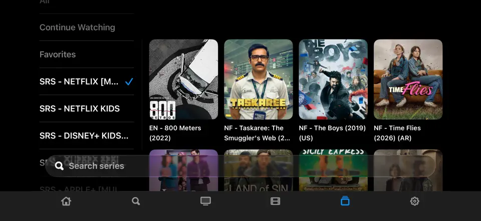 Latest MikesTV browsing screenshot