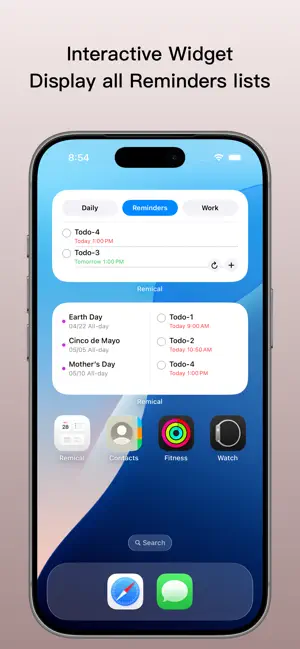 Remical：calendar widget screenshot 2