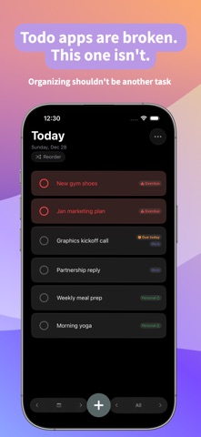 Ultra Todo: Task Productivity iPhone screenshot