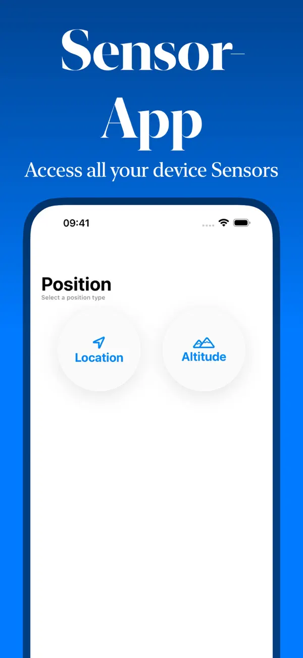 #1. Sensor-App (iOS) Ved: Volker Schmitt