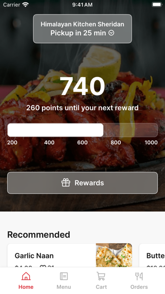Himalayan Kitchen To Go iPhone screenshot 1 - Food & Drink app