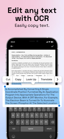 Flash Scan: PDF Doc Scanner iPhone screenshot