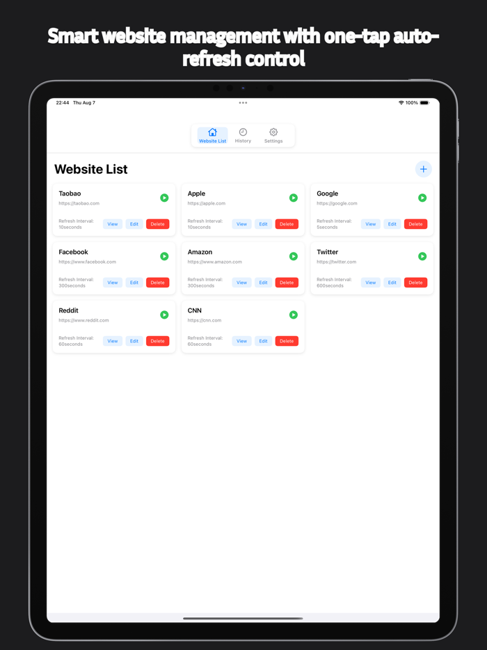 Auto Refresh - Refresh Timer