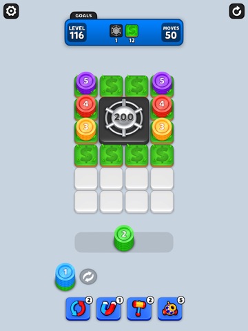 Coin Stack Puzzle! iPad screenshot