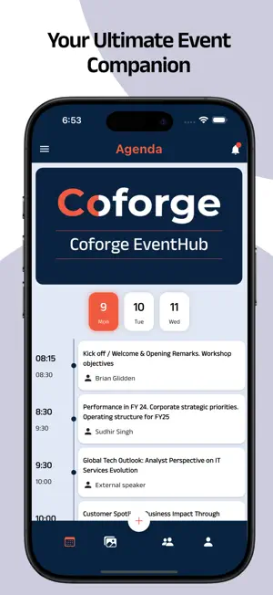 Coforge EventHub screenshot 2