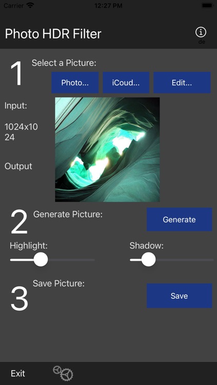 Photo HDR Filter + Cam