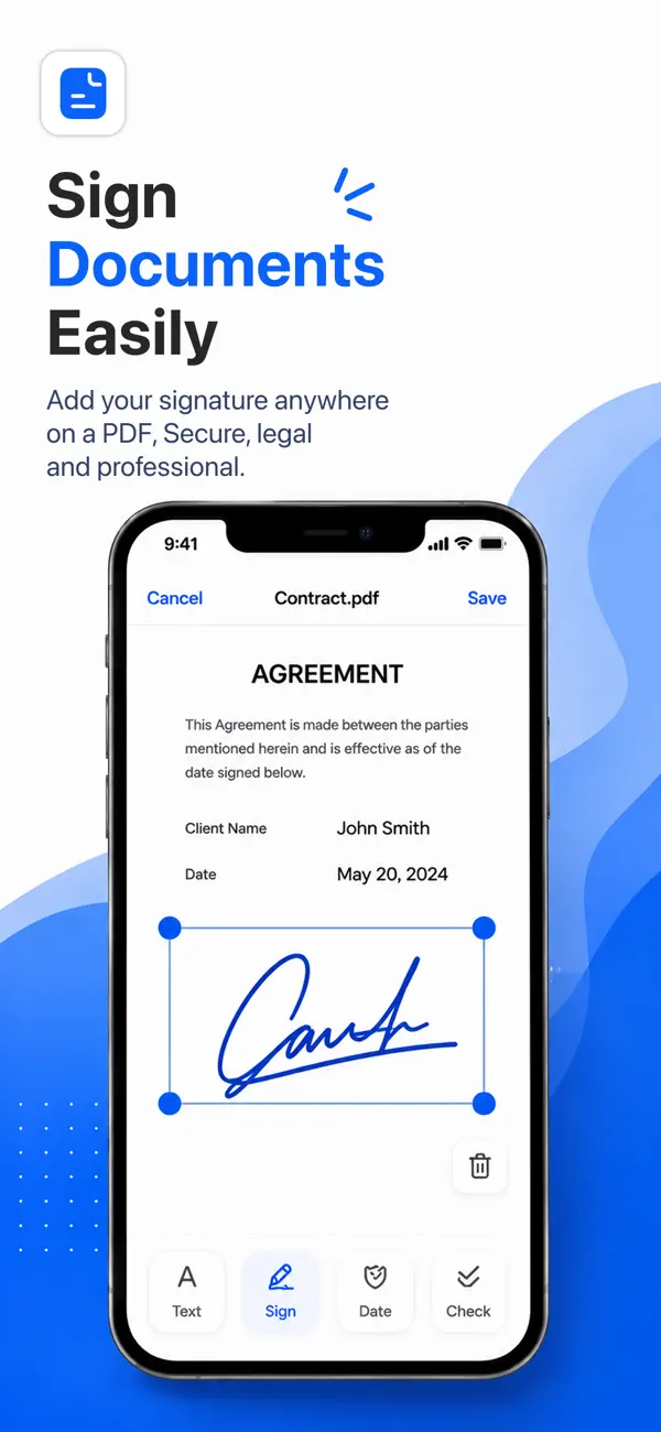 Screenshot #3 pour eSign: Signature Maker PDF