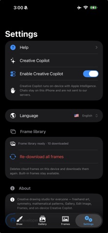 Creative Drawing Pro iPhone screenshot