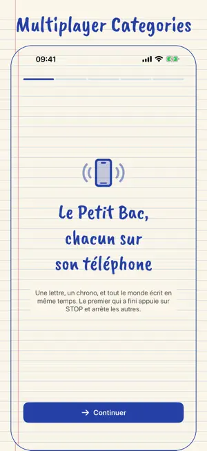 Petit Bac Multijoueur 2 screenshot 1