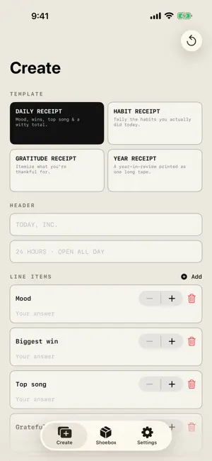 Receiptd screenshot 3