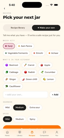 GutBasket: Ferment Companion iPhone screenshot