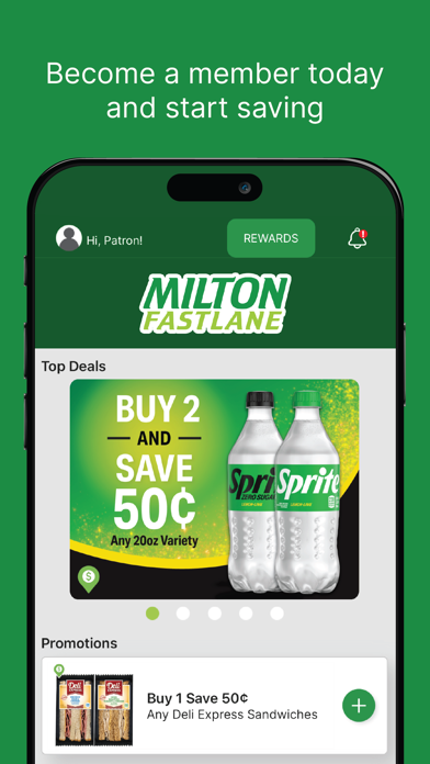 Milton Fast Lane Screenshot