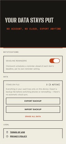 Clockwork: Returns & Warranty Screenshot 5 of 5