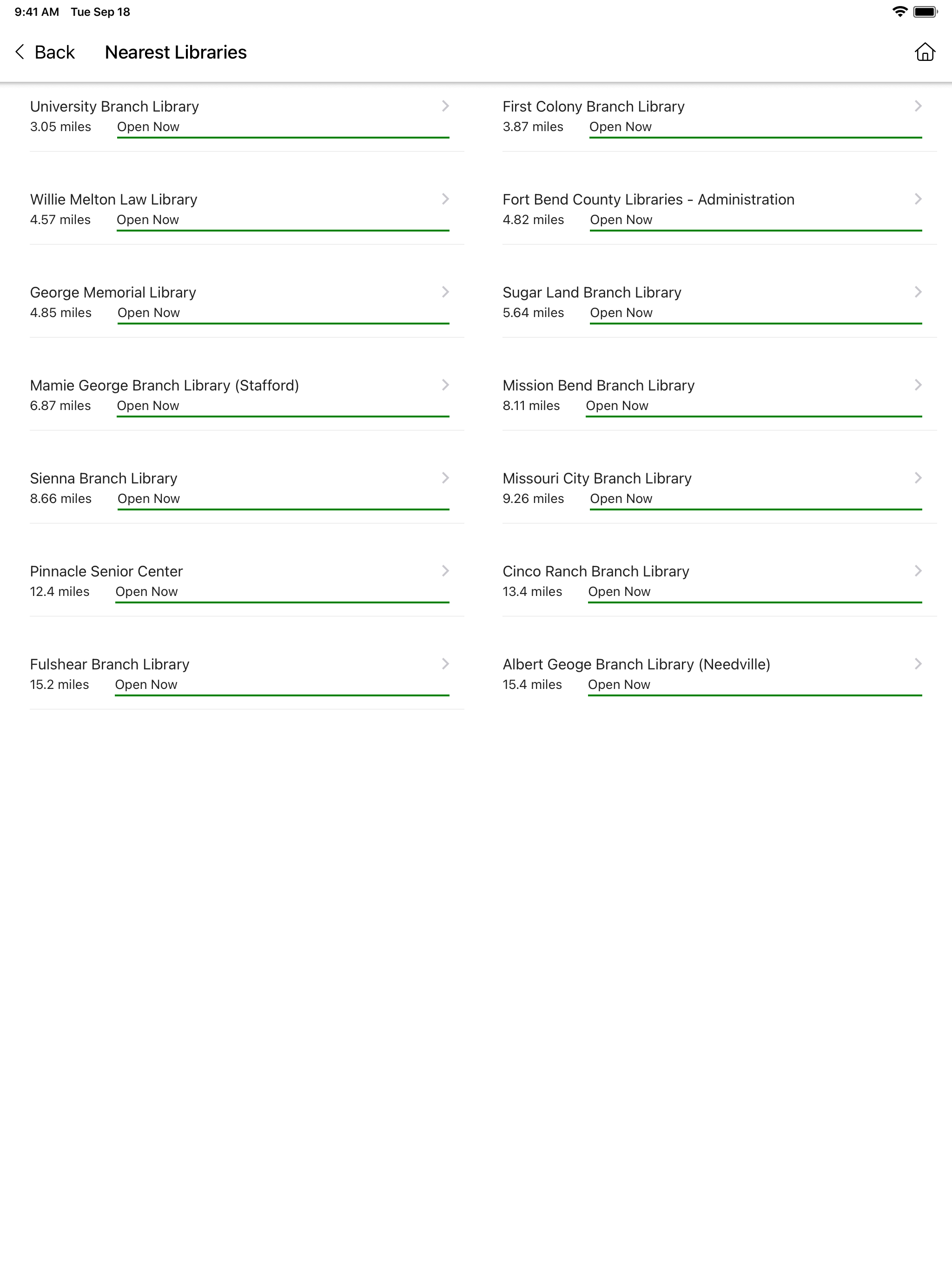 Fort Bend County Libraries TX screenshot 11