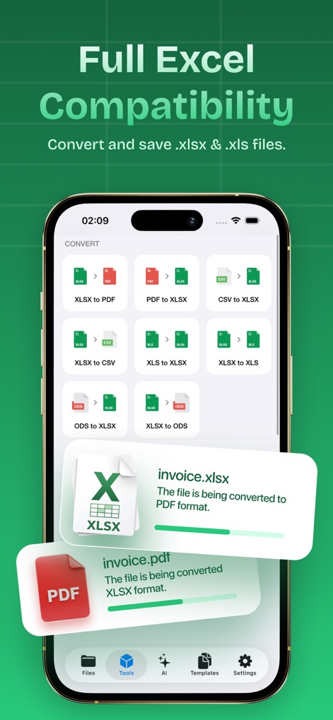 XLSX Editor: Edit Spreadsheets - Business App | MWM