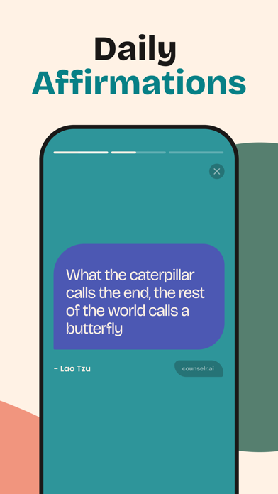Counselr: Therapy & Self-Care Screenshot