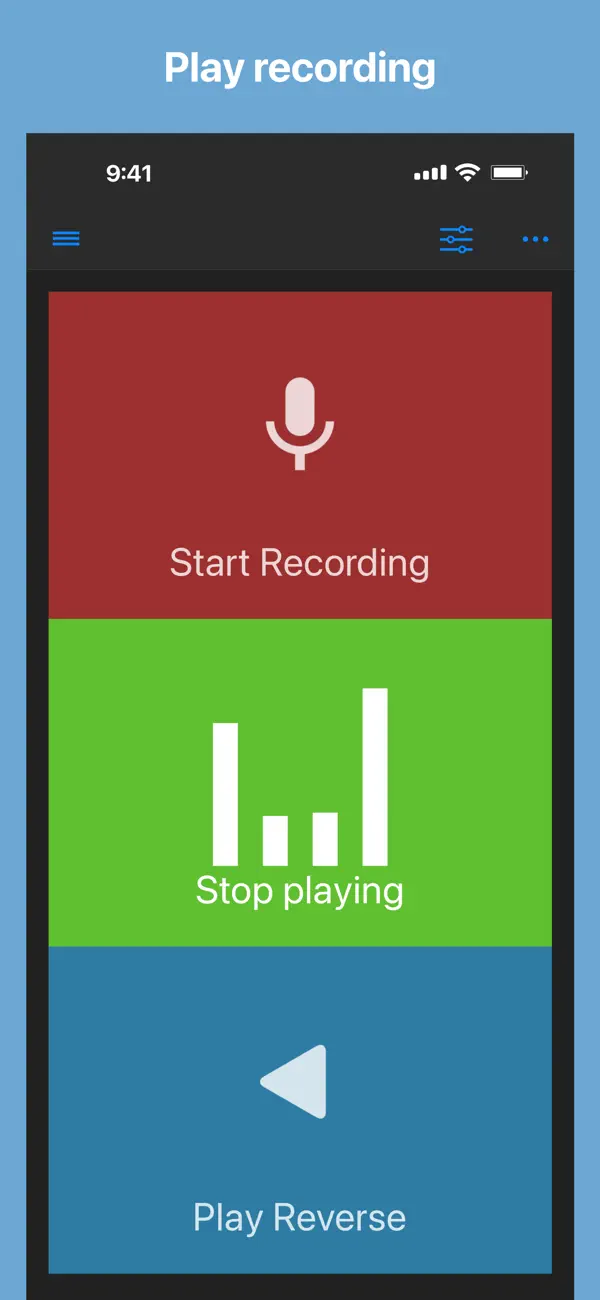 Screenshot #2 pour Reverse Audio