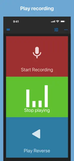 Скриншот Reverse Audio на iPhone 2