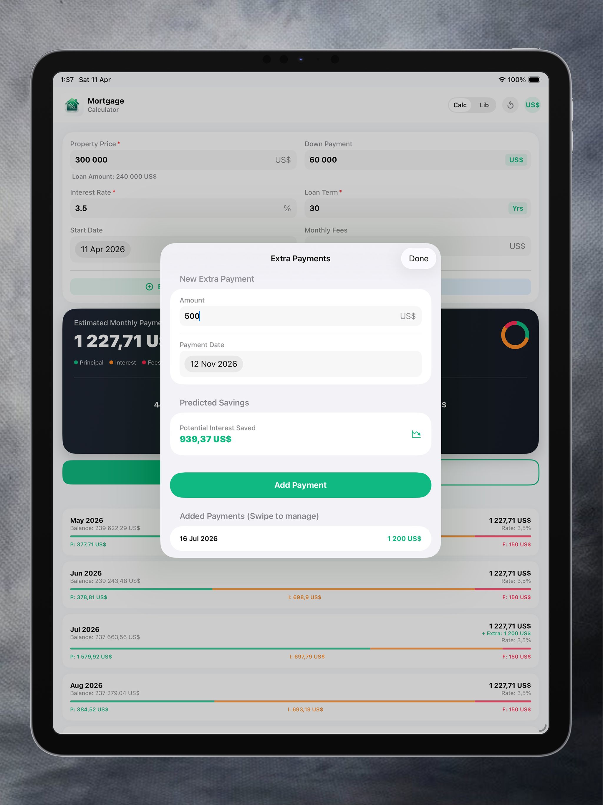 Mortgage & Loan Calc